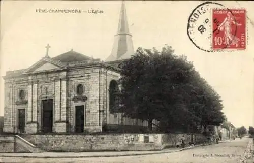 Ak Fère Champenoise Marne, Kirche