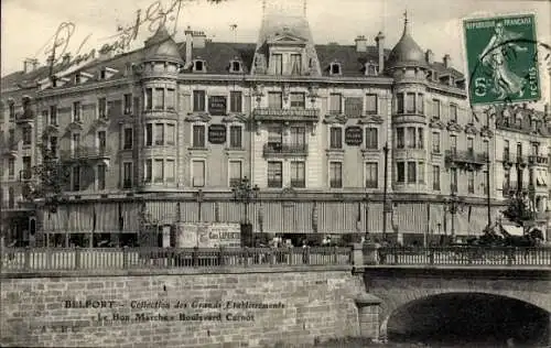 Ak Belfort Beffert Beffort Territoire de Belfort, Le Bon marche, Boulevard Carnot