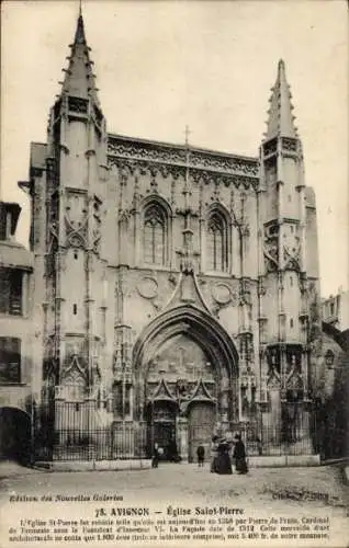 Ak Avignon Vaucluse, Kirche St. Pierre