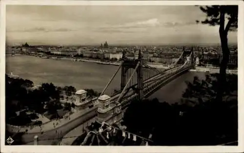 Ak Budapest Ungarn, Elisabethbrücke