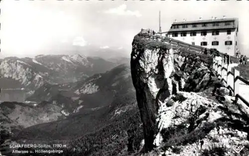 Ak Schafberg im Salzkammergut in Salzburg, Attersee, Höllengebirge