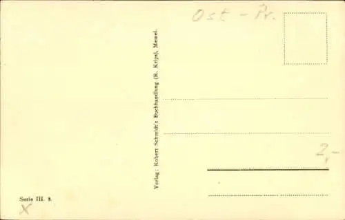 Ak Filino Klein Kuhren Ostpreußen, Blick auf die Steilküste