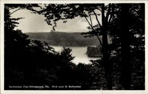 Ak Trzemeszno Lubuskie Schermeisel Ostbrandenburg, Blick zum kleinen Bechensee