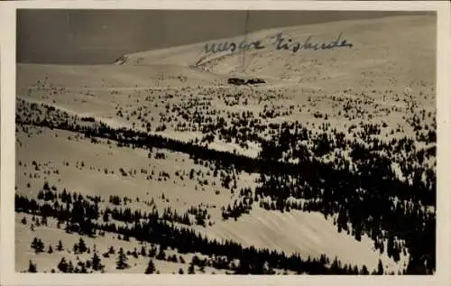 Ak Pec pod Sněžkou Riesengebirge Reg. Königgrätz, Výrovka Geiergucke, Havlova Bouda Havelbaude