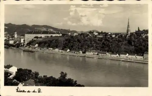 Ak Linz an der Donau Oberösterreich, Panorama