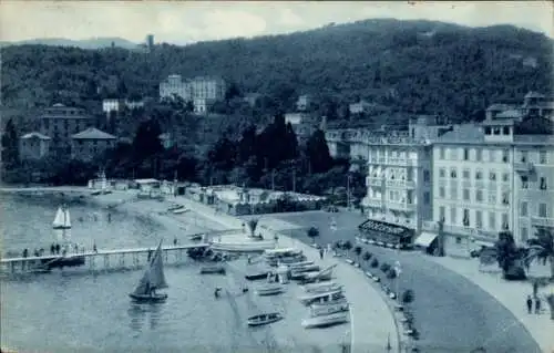 Ak Rapallo Liguria, Hotel Ristorante Rosa Bianca