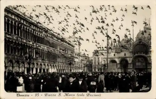 Ak Venezia Venedig Veneto, Piazza S Marco