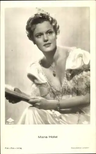 Ak Schauspielerin Maria Holst, Portrait