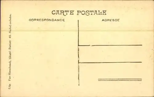 Ak Gistel Westflandern, Statiestraat