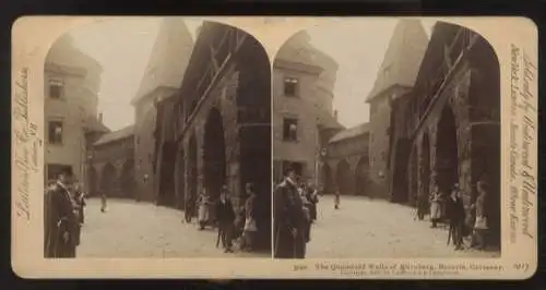 Stereo Foto Nürnberg, Die alten Mauern der Stadt