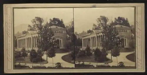 Stereo Foto Baden-Baden, Die Trinkhalle im Baden-Badener Kurgarten