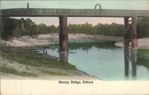 Ak Echuca Victoria Australien,  Murray-Bridge