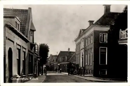 Ak Kollum Fryslân Niederlande, Rathaus