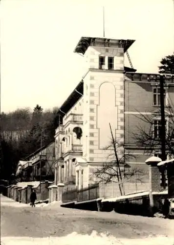 Ak Bad Freienwalde an der Oder, VP Sanatorium, Winter