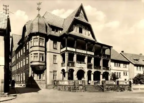 Ak Georgenthal Thüringer Wald, HO-Gaststätte Deutscher Hof