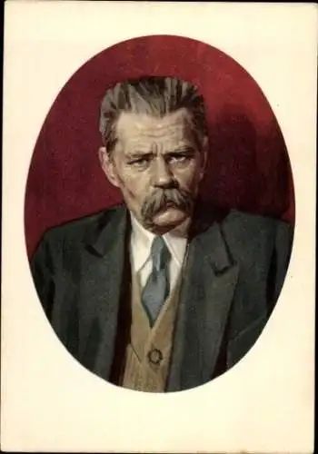 Künstler Ak Bondar, S., Maxim Gorki, Schriftsteller