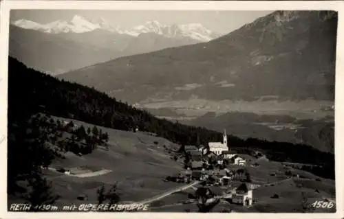 Ak Reith bei Seefeld Tirol, Gesamtansicht, Panorama, Gebirge