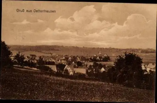 Ak Dettenhausen in Württemberg, Panorama