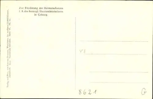 Ak Grub am Forst Oberfranken, Haus Nummer 14, Fachwerkhaus