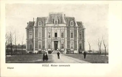 Ak Uccle Uccle Brüssel Brüssel, Gemeindehaus