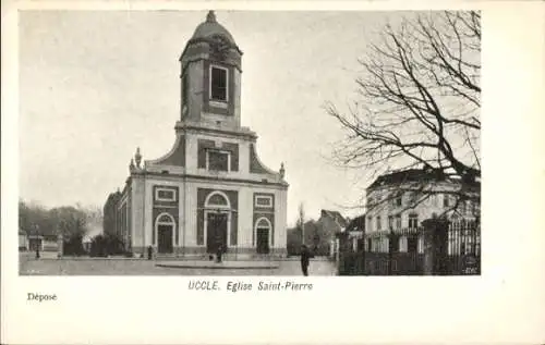 Ak Uccle Uccle Brüssel Brüssel, Kirche Saint-Pierre