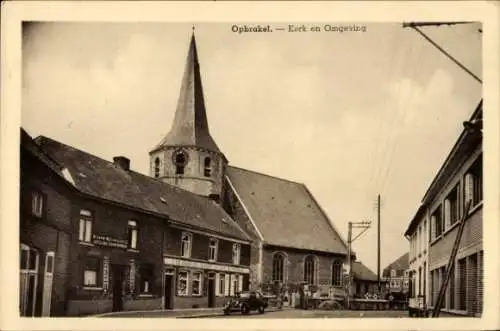 Ak Opbrakel Ostflandern, Kirche