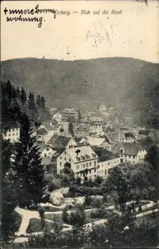 Ak Triberg im Schwarzwald, Blick auf die Stadt