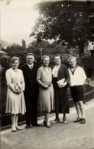 Foto Ak Bad Ems an der Lahn, Paar zur Silberhochzeit 12. August 1930, Kinder