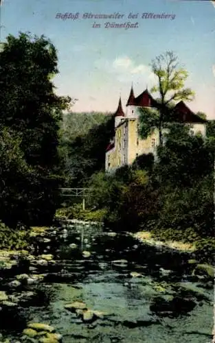 Ak Altenberg Odenthal Bergisches Land, Schloss Strauweiler im Dünetal