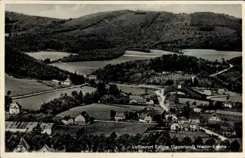 Ak Eslohe im Sauerland, Blick auf Nieder-Eslohe