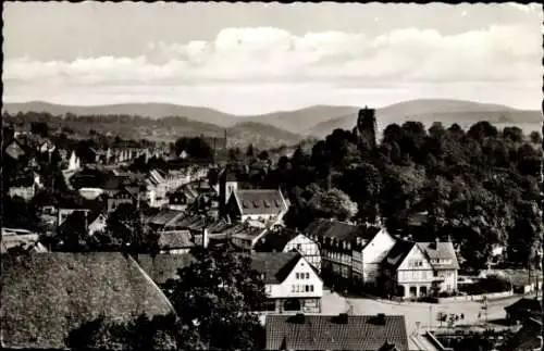 Ak Osterode am Harz, Teilansicht, Freiheit, Alte Burg