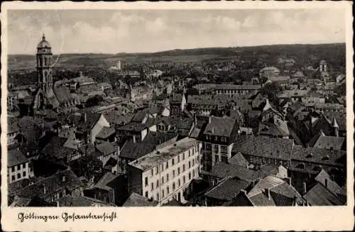 Ak Göttingen, Gesamtansicht, Kirche