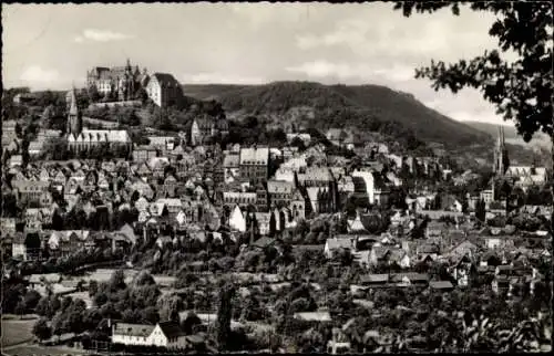 Ak Marburg an der Lahn. Gesamtansicht