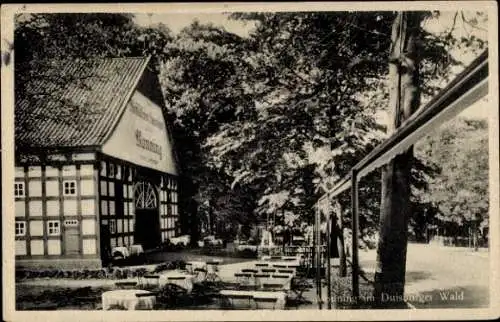 Ak Speldorf Duisburg im Ruhrgebiet, Gasthaus Monning im Wald, E. Schremper