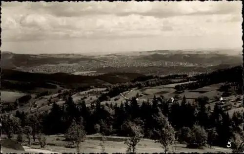 Foto Ak Göttingen ?, Panorama aus der Ferne