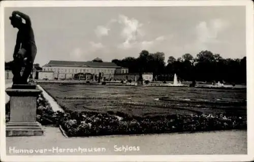 Foto Ak Herrenhausen Hannover in Niedersachsen, Schloss, Park