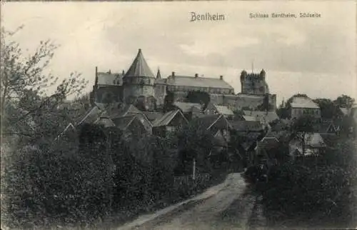 Ak Bad Bentheim in Niedersachsen, Schloss, Südseite