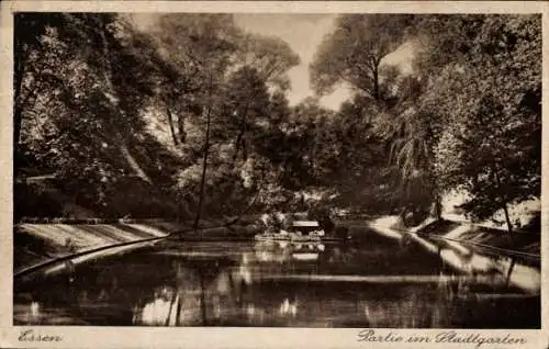 Ak Essen im Ruhrgebiet, Stadtgarten