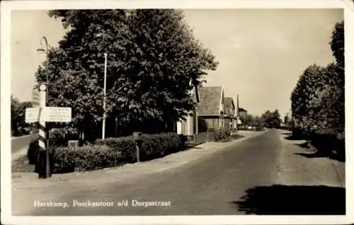 Ak Harskamp Gelderland, Postamt, Dorpsstraat