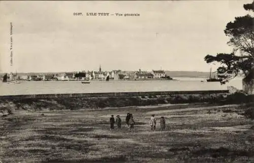 Ak Île Tudy Finistère, Gesamtansicht