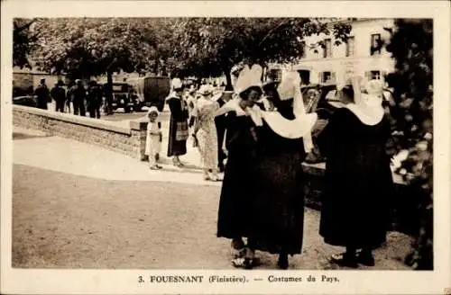 Ak Fouesnant Finistère, Kostüme des Landes