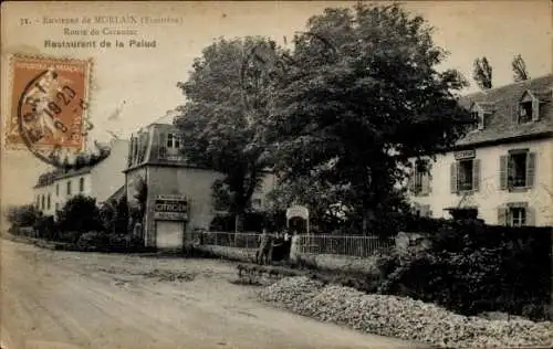 Ak Morlaix Finistère, Route de Carantec, Restaurant de la Palud