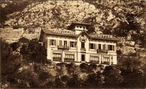 Ak Beaucaire Gard, Pavillon des Grottes