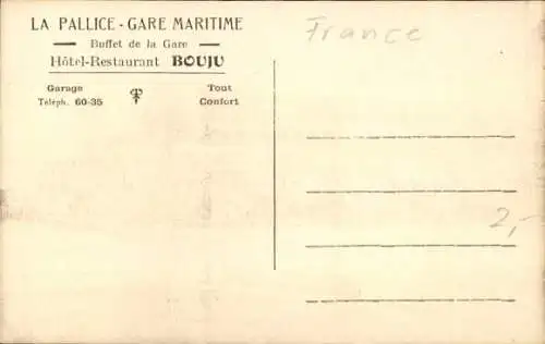 Ak La Pallice Rochelle Charente Maritime, Gare Maritime