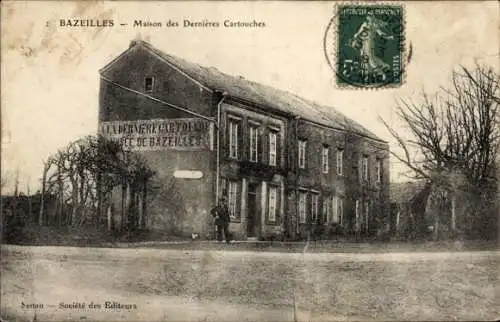 Ak Bazeilles Ardennes, Haus der letzten Patronen