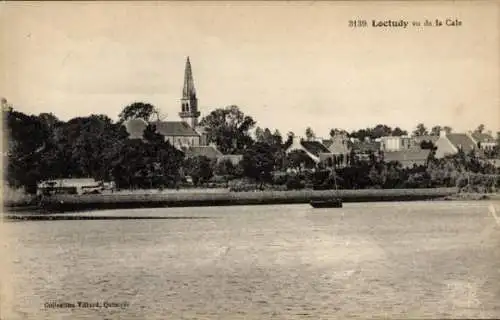 Ak Loctudy Finistère, Von der Festung aus gesehen