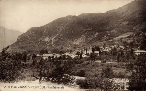 Ak Saint Ferreol Haute Savoie, Gesamtansicht