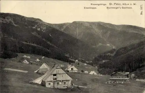 Ak Svatý Petr Sankt Peter Spindleruv Mlýn Spindlermühle Riesengebirge Region Königgrätz, Gasthaus