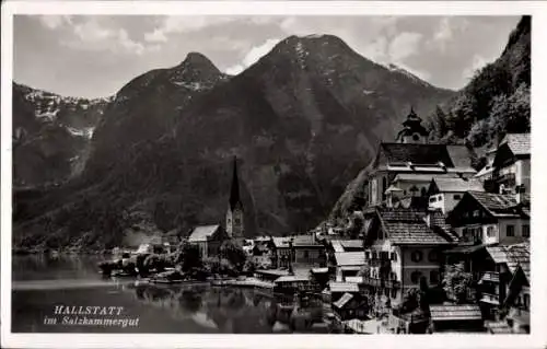 Ak Hallstatt im Salzkammergut Oberösterreich, Teilansicht