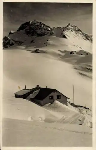 Ak Partenen Gaschurn in Vorarlberg, Silvretta, Wiesbadener Hütte